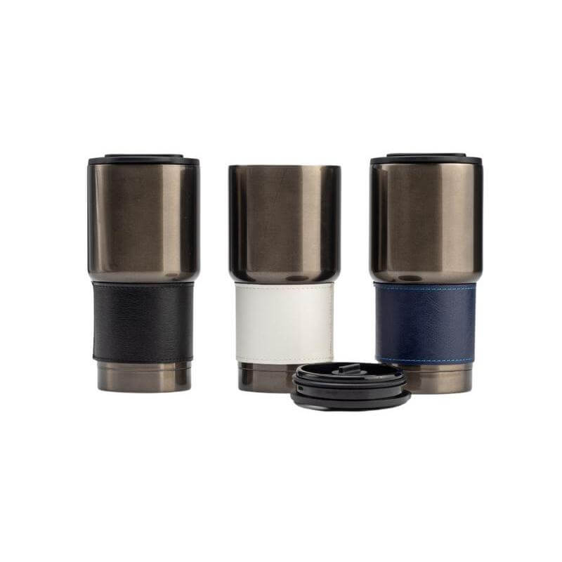BOLIN - Hans Larsen Insulated Tumbler with Grip Sleeve 530ml - Black — view 4 — MaxPrint Dubai