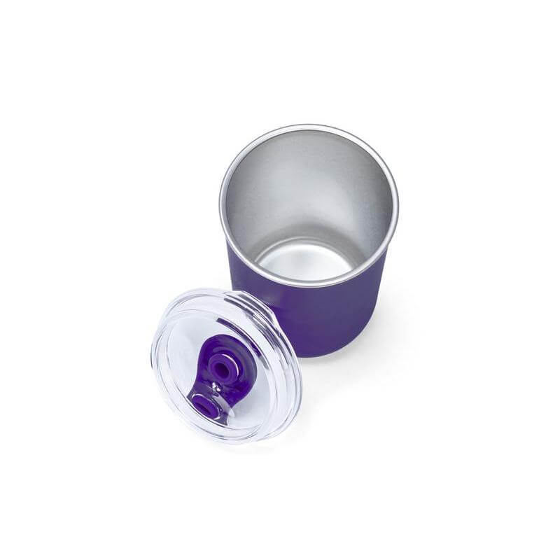 NIMI - Giftology Double Wall Travel Mug 300ml - Violet — view 4 — MaxPrint Dubai