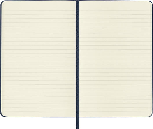 Moleskine Classic Medium Ruled Hard Cover Notebook - Navy Blue