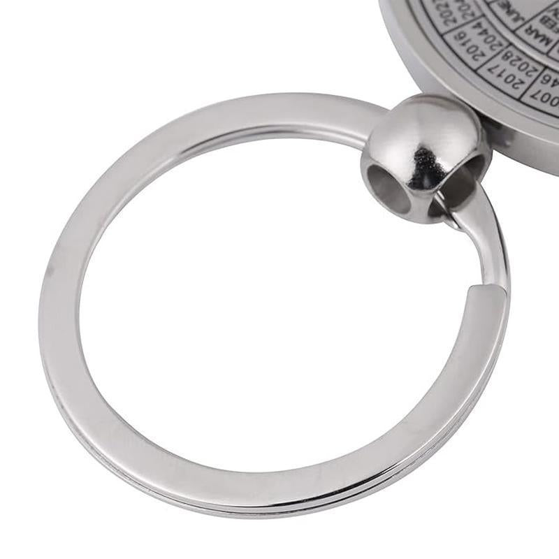 SLIGO - 50 Year Perpetual Calendar Keychain - Silver — view 4 — MaxPrint Dubai