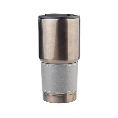 GIESSEN - Hans Larsen Gift Set of Tumbler, Notebook and Pen - Grey — view 3 — MaxPrint Dubai