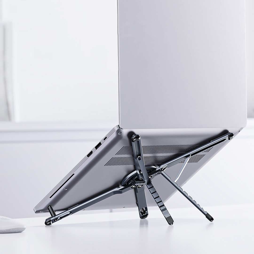 Alba — @memorii All in One Aluminium Laptop Stand - Grey