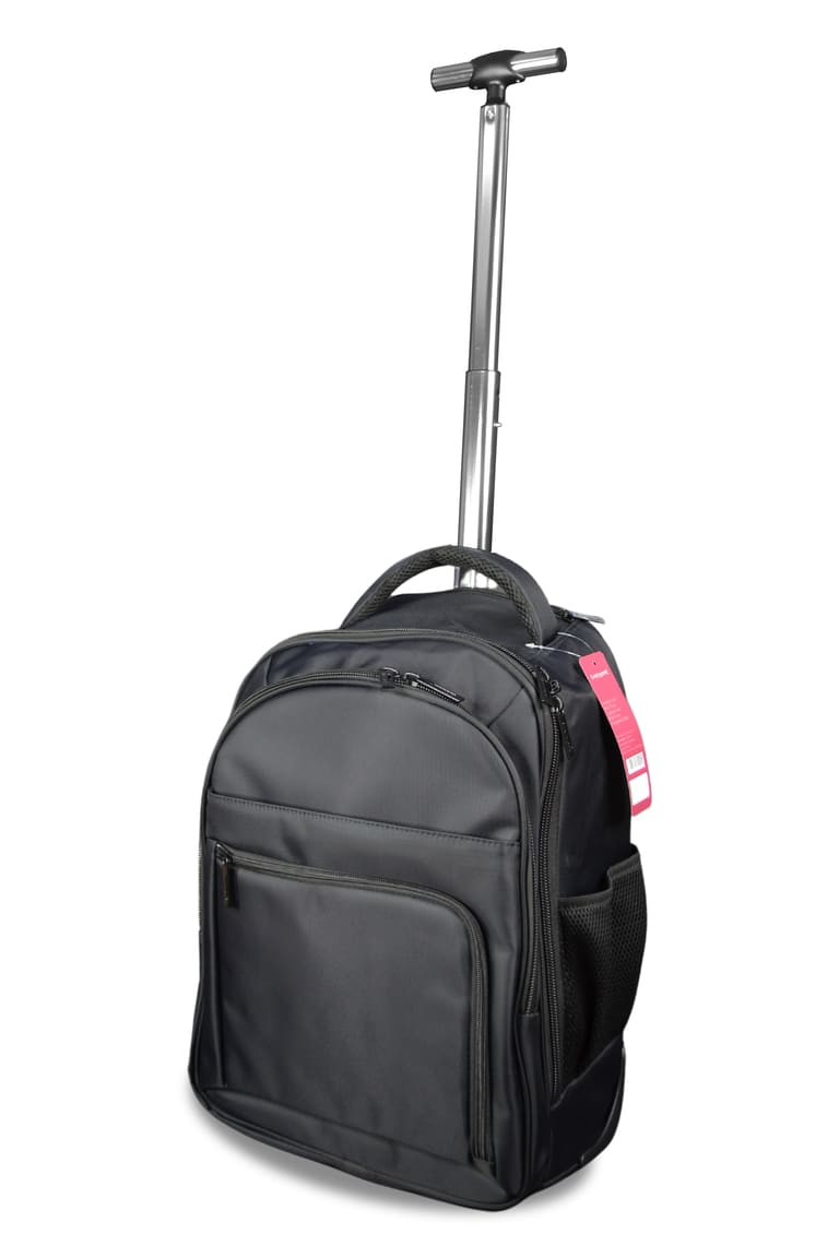 BREE - SANTHOME 2 Wheels Trolley Backpack - Black — view 2 — MaxPrint Dubai