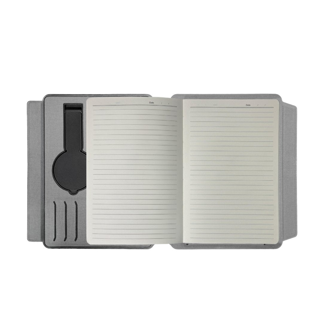 Solais — Santhome Recycled 10000 mAh Power Bank with 15W Magsafe Smart A5 Organizer - Grey