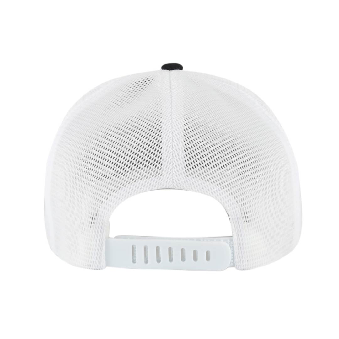 Swift — Santhome 6 Panel Trucker Cap, Black / White