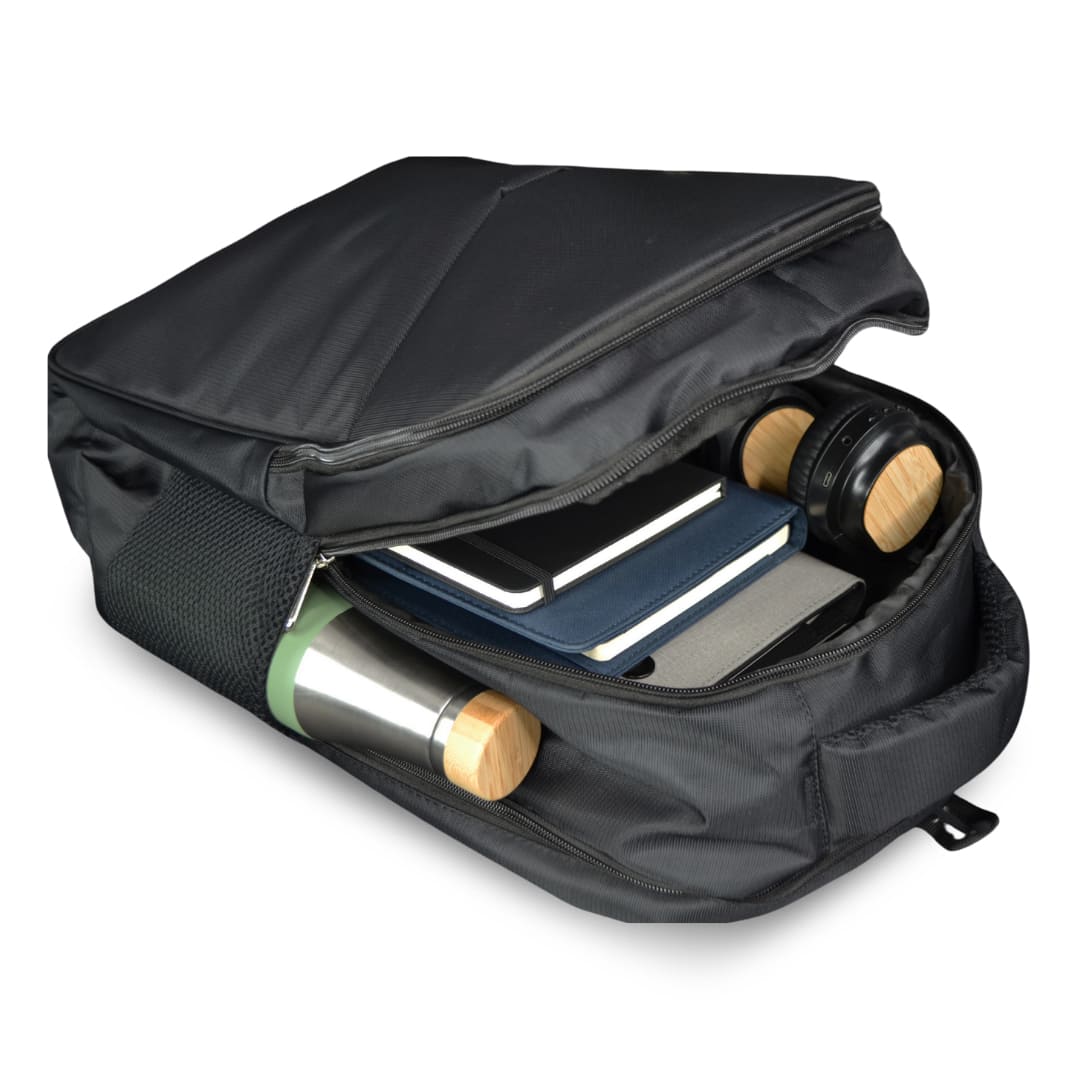 RIVNE - Giftology Laptop Backpack - Black — view 5 — MaxPrint Dubai