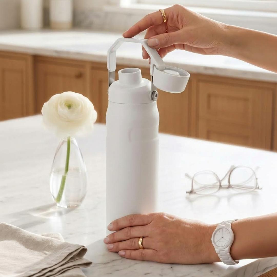 Thermora — Hans Larsen SummitGrip Thermal Flask 710 ml - White