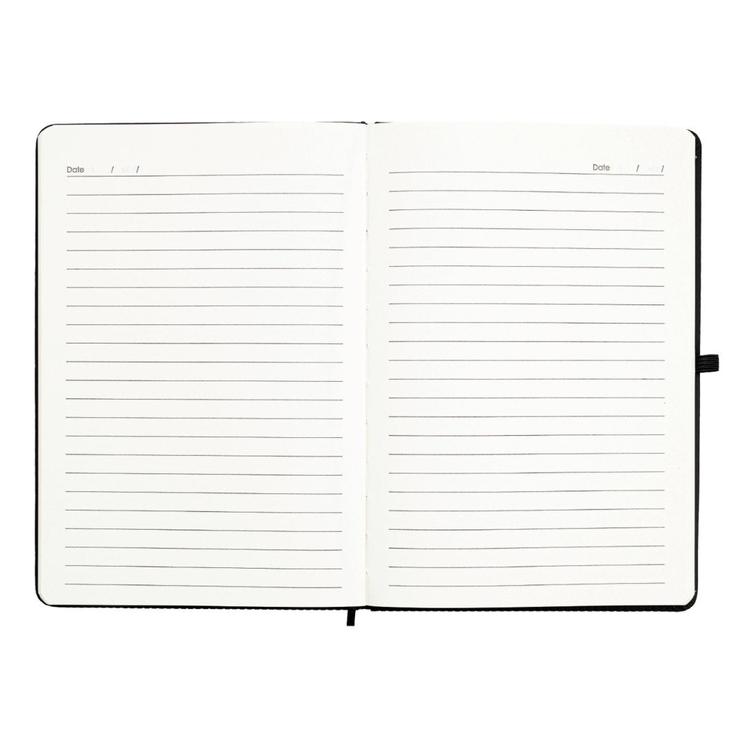 Ripple Set — Giftology Set of Notebook and Pen (Black)