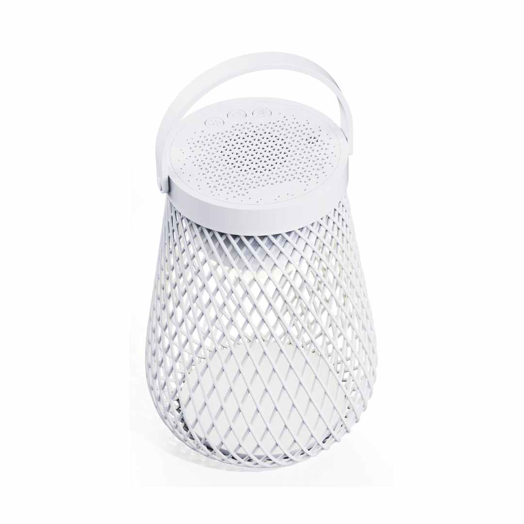 MERANO - @memorii Wireless Speaker Lantern - White — view 7 — MaxPrint Dubai