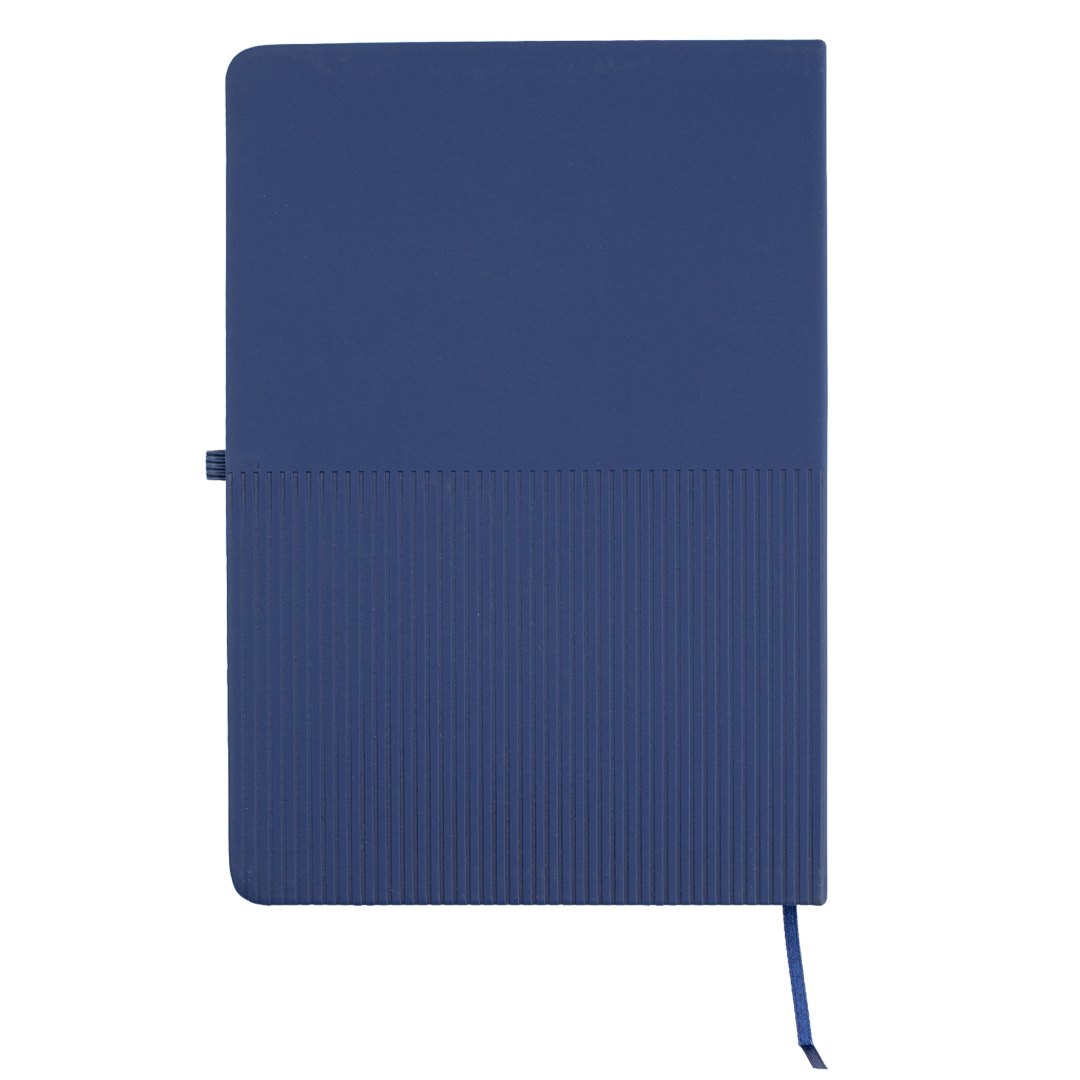 Ripple Set — Giftology Set of Notebook and Pen (Navy Blue)