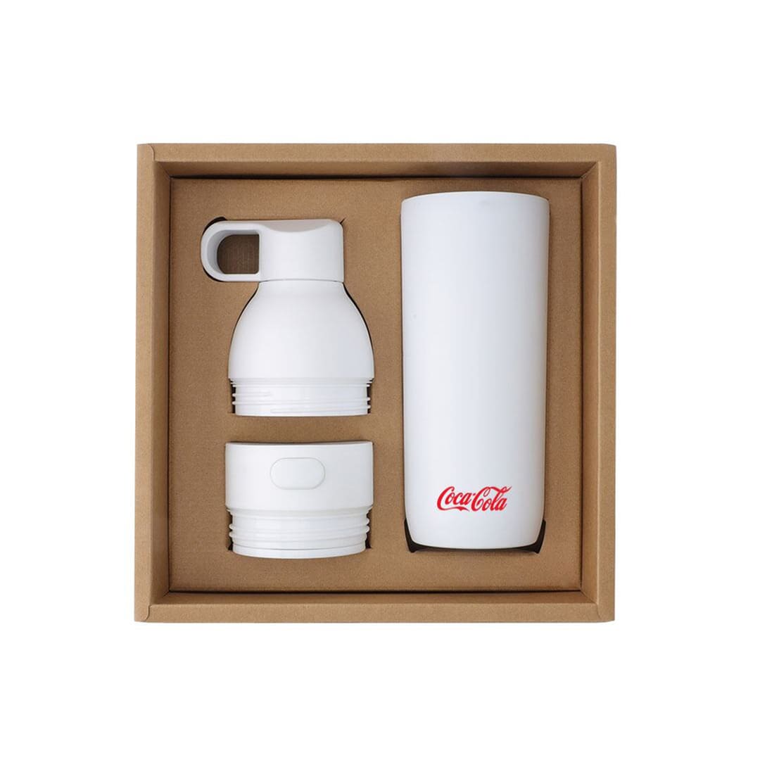 RUVO - CHANGE ZERO 2-in-1 Modular Hydration Gift Set - White — view 10 — MaxPrint Dubai