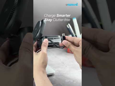 TRIODE @memorii 4 in 1 Foldable Wireless Fast Charging Station — view 6 — MaxPrint Dubai