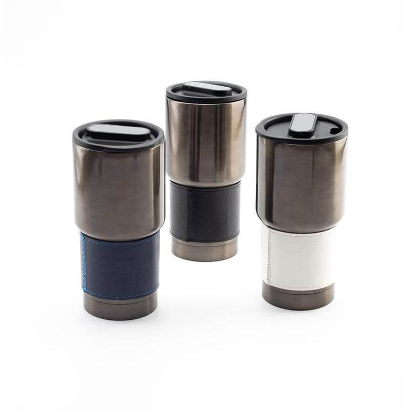 BOLIN - Hans Larsen Insulated Tumbler with Grip Sleeve 530ml - White