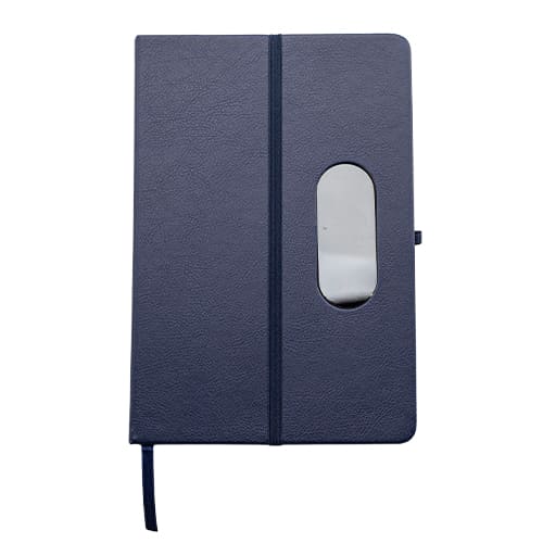 GIESSEN - Hans Larsen Gift Set of Tumbler, Notebook and Pen - Blue — view 5 — MaxPrint Dubai
