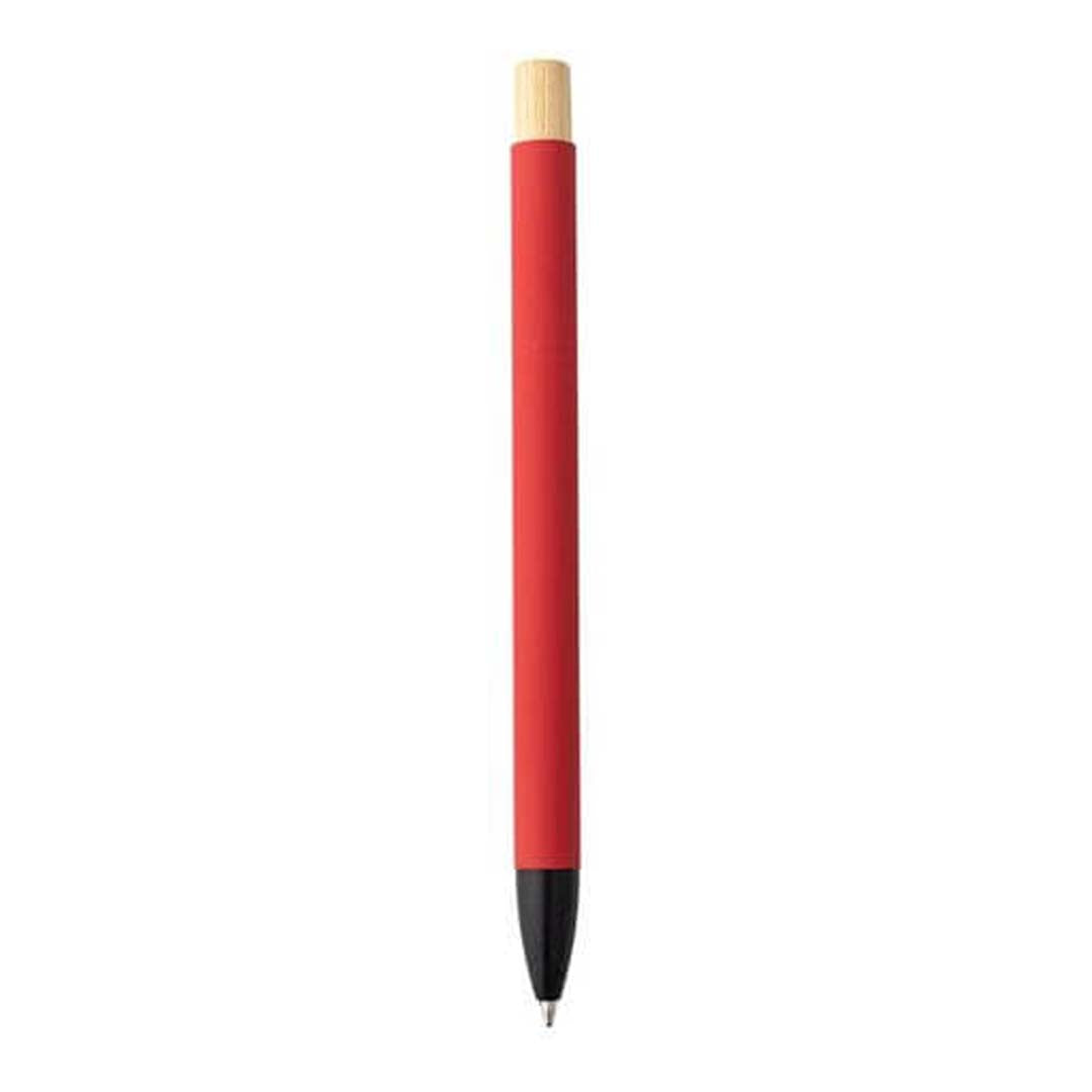 BOLT - Aluminium Push Action Ballpen - Red