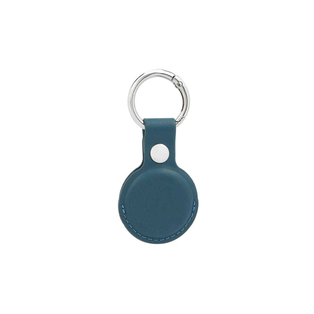LEEVI - Santhome® PU Keychain with Santhome Tag pocket - Green — view 3 — MaxPrint Dubai