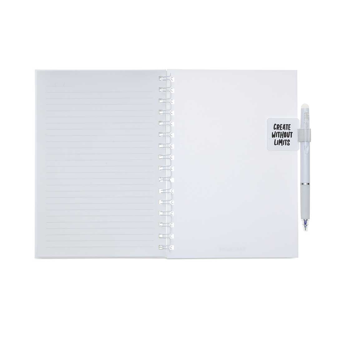 Santhome® Eternity - The Reusable Notebook & Pen Set - White — view 5 — MaxPrint Dubai