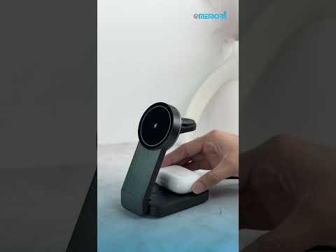 POWERBASE @memorii 3 in 1 Wireless Fast Charging Station with Ambient Light — view 9 — MaxPrint Dubai