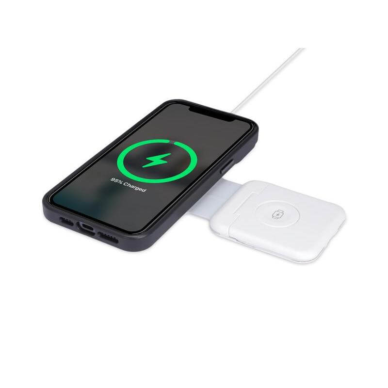 TURIN - @memorii Foldable Wireless Charger and Multicable Set - White — view 9 — MaxPrint Dubai