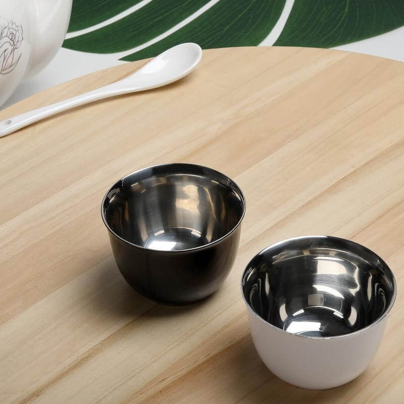 KHAWA - Hans Larsen Gift Set of 2 Premium Arabian Coffee Cups - Black — view 3 — MaxPrint Dubai