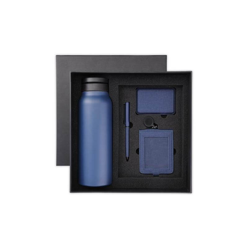 AVEIRO - CHANGE ZERO Sustainable 5pc Gratitude Gift Set - Navy Blue — view 6 — MaxPrint Dubai