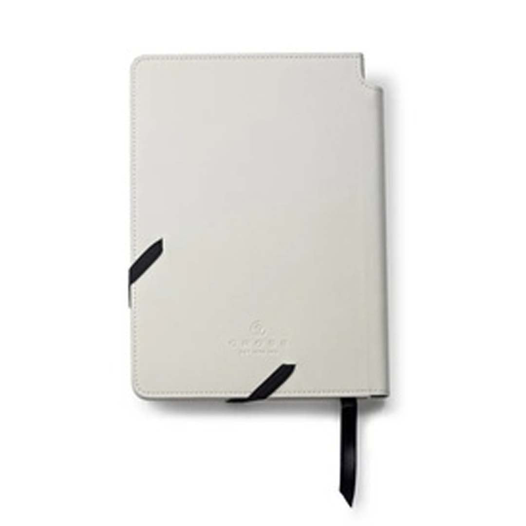 Cross Coventry Chrome/Gold Ballpoint Pen with Classic White Journal Gift Set — view 3 — MaxPrint Dubai