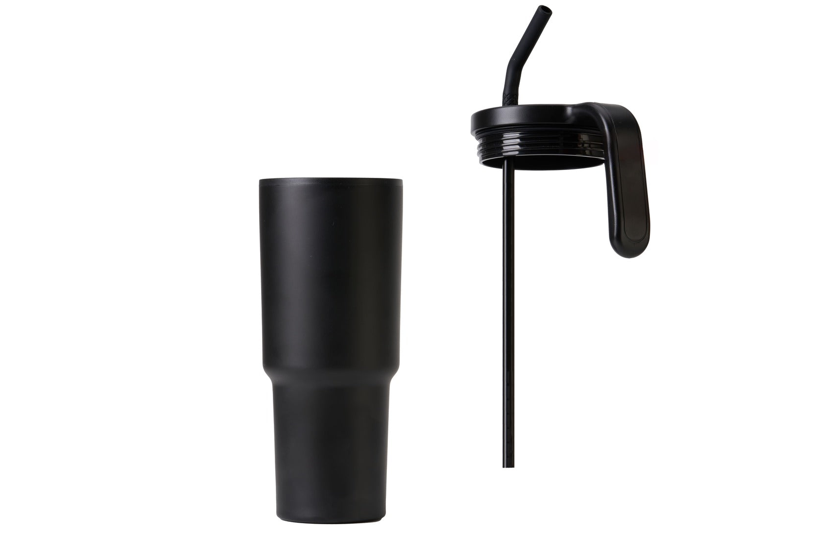 FORZA 360 - Hans Larsen Recycled Stainless Steel/PP Tumbler with 360 Branding - Black