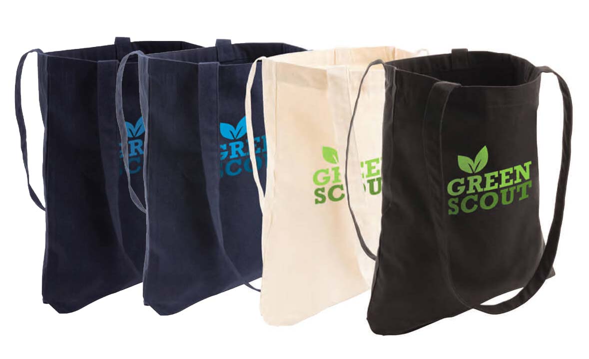 ABLAR - GRS-certified Recycled Cotton Tote Bag - Blue — view 4 — MaxPrint Dubai