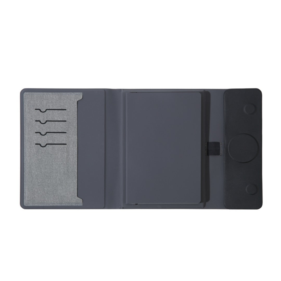 BERGMUND - Santhome Magsafe Wireless Power Bank Folder - Grey