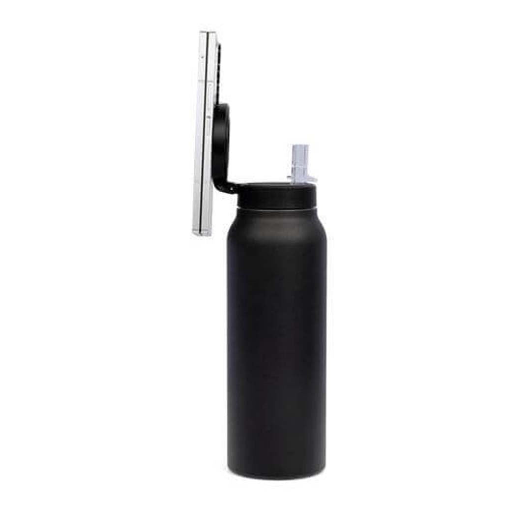 FERRO - Giftology Double Walled Vacuum Bottle with Mag Holder - Black — view 4 — MaxPrint Dubai