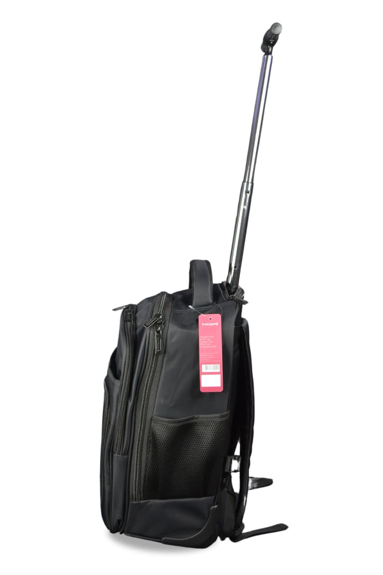 BREE - SANTHOME 2 Wheels Trolley Backpack - Black — view 6 — MaxPrint Dubai