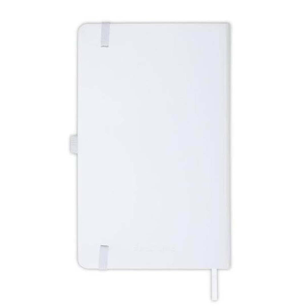 BARON - Santhome Expanded A5 Hard Cover Notebook - White — view 4 — MaxPrint Dubai