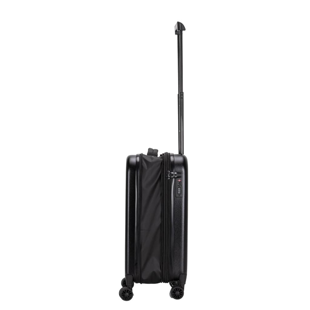ROSTOCK - SANTHOME Foldable Cabin Trolley Bag - Black Matt Finish — view 3 — MaxPrint Dubai