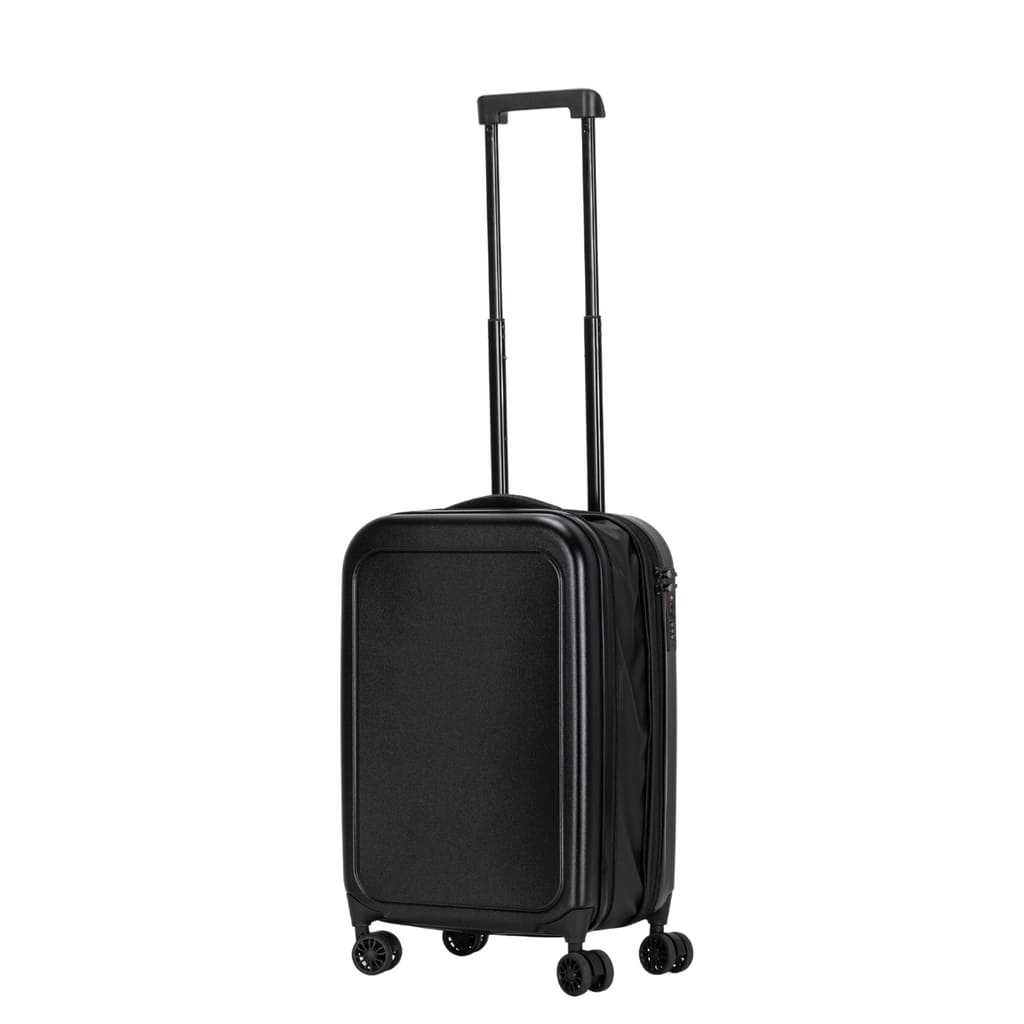 ROSTOCK - SANTHOME Foldable Cabin Trolley Bag - Black Matt Finish — view 5 — MaxPrint Dubai
