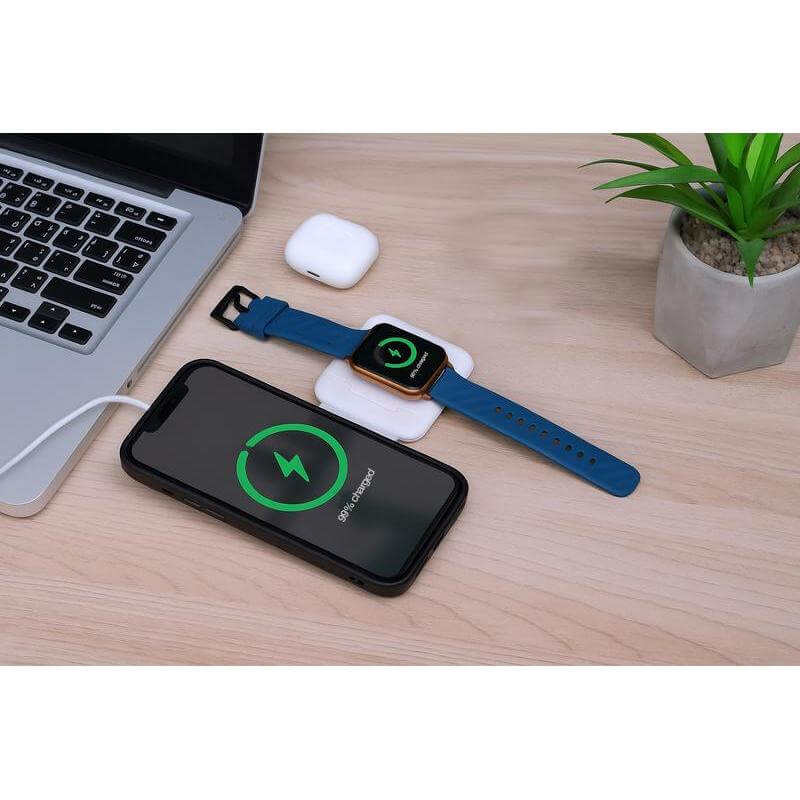 TURIN - @memorii Foldable 2-in-1 Wireless Charger and Multicable Set - Black — view 11 — MaxPrint Dubai
