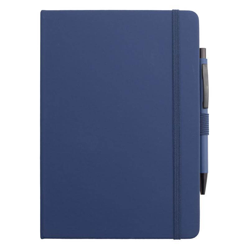 HEVIZ - Giftology Set of Tumbler, A5 Notebook and Pen - Navy Blue — view 3 — MaxPrint Dubai