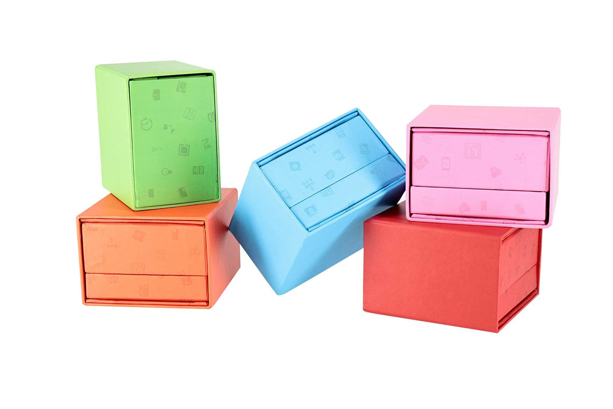 KALMAR - eco-neutral Memo/Calendar Cube - Orange — view 3 — MaxPrint Dubai