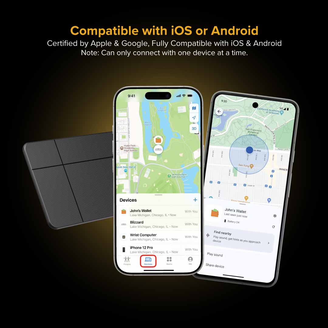 CROSS® Dual Find My Card Tag — Black