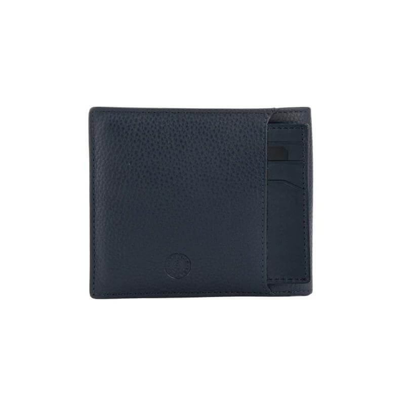 CROSS Pebble Leather 6CC Classic Fold Wallet with 6CC Cardholder - Navy Blue — view 3 — MaxPrint Dubai