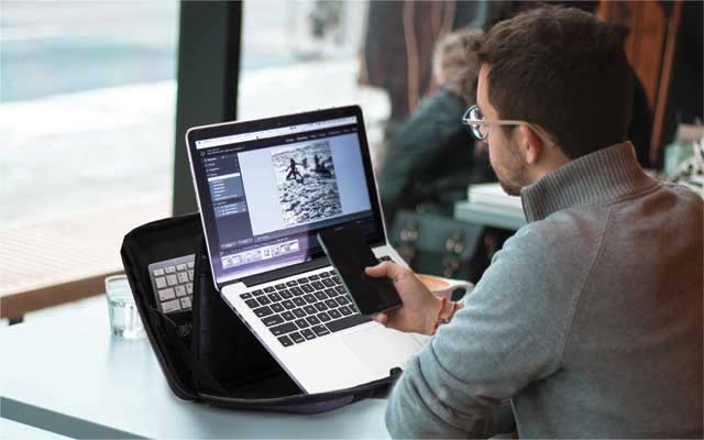 EVRY - SANTHOME Workstation Briefcase — view 6 — MaxPrint Dubai