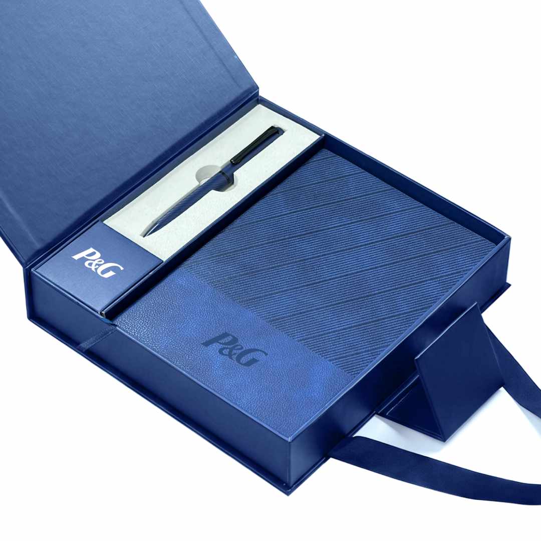 Moda Giftology Premium 2pc Gift Set in Navy Blue