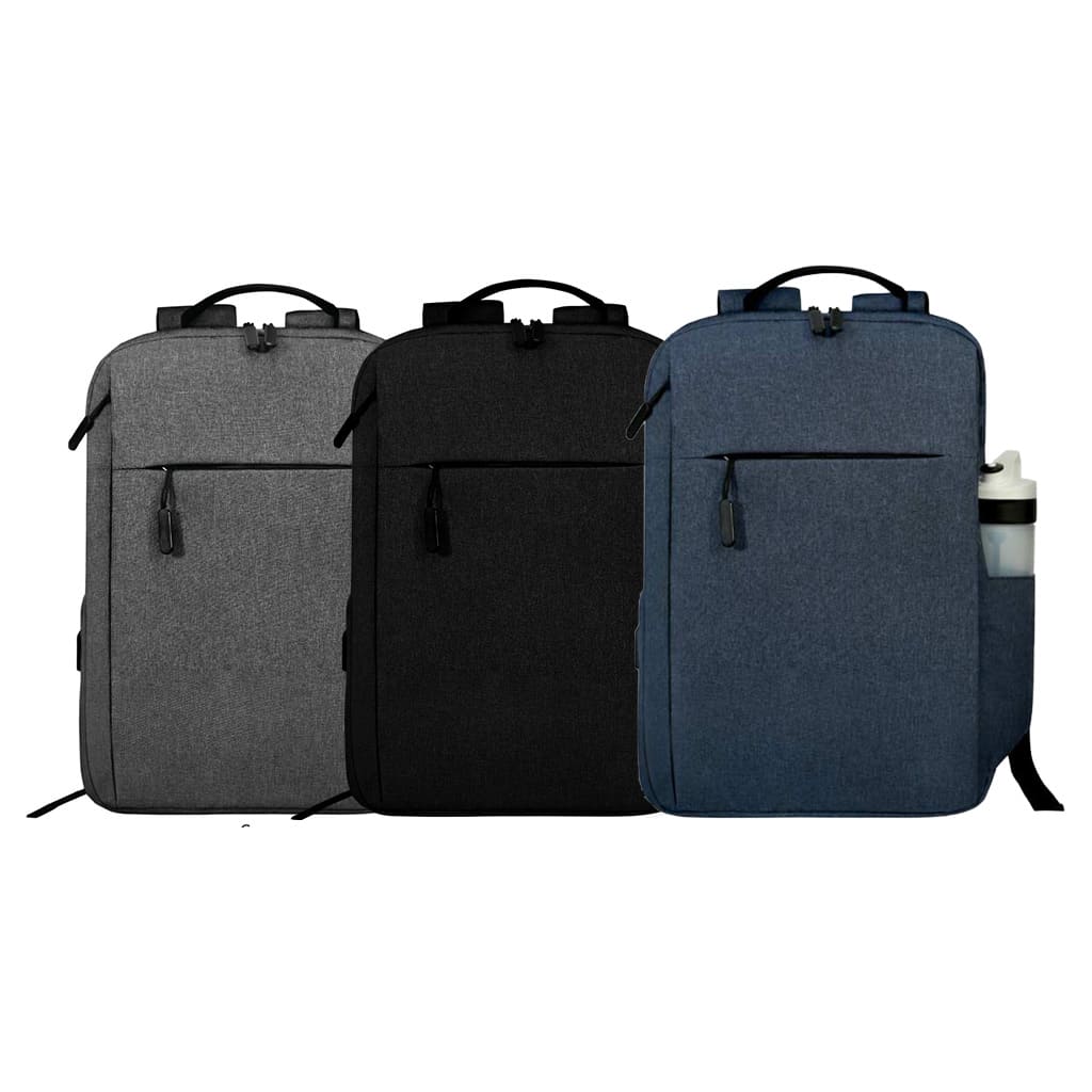 MALACCA - Giftology Laptop Backpack 12L - Black (Anti-bacterial)