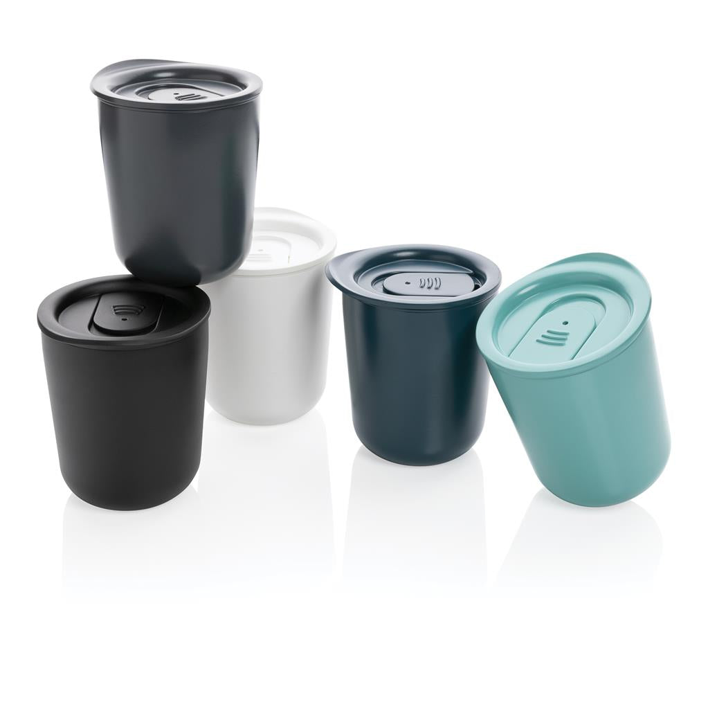 CELLE - Classic Coffee Tumbler - White (anti-microbial)