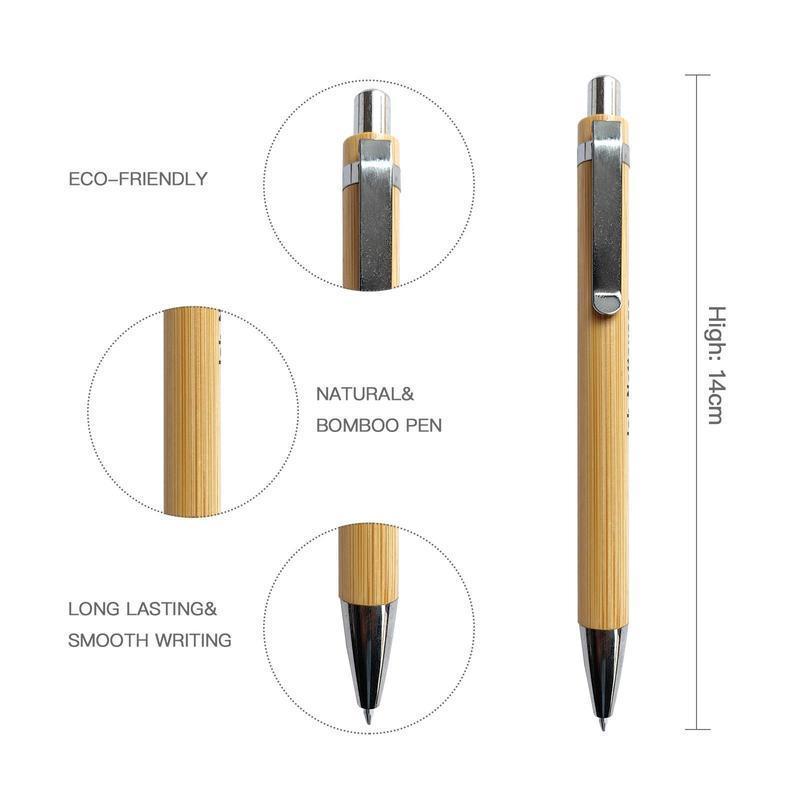 Bamboo Ballpoint Pen — view 3 — MaxPrint Dubai