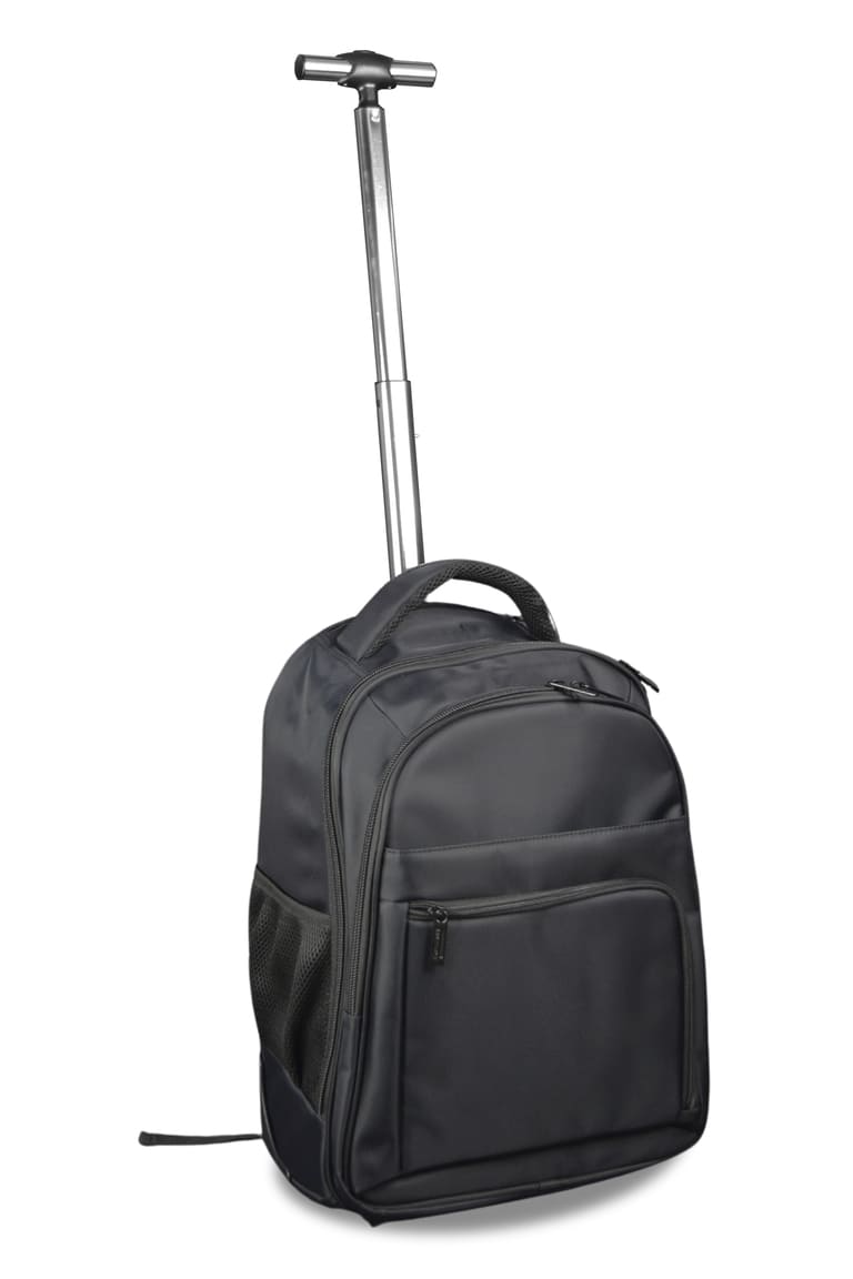 BREE - SANTHOME 2 Wheels Trolley Backpack - Black — view 3 — MaxPrint Dubai