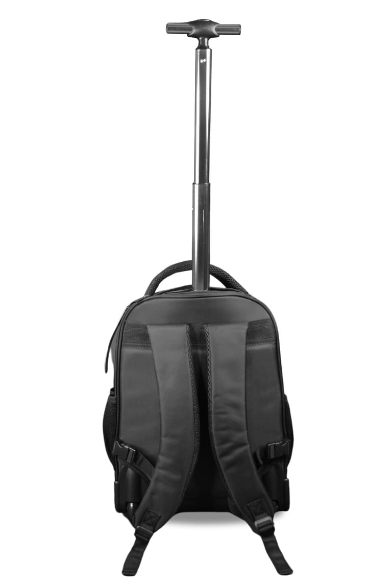 BREE - SANTHOME 2 Wheels Trolley Backpack - Black — view 4 — MaxPrint Dubai