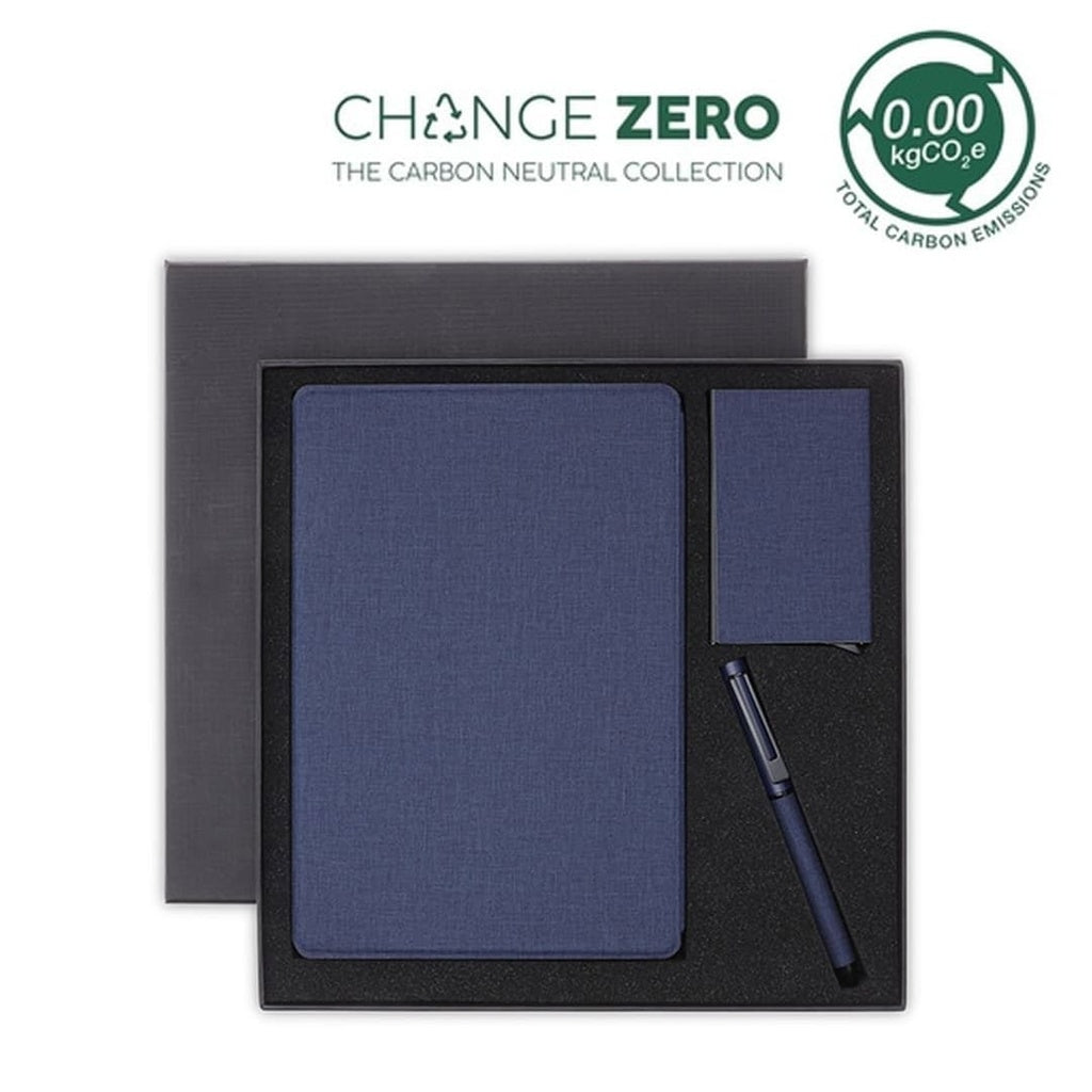 TESSIN   CHANGE ZERO Sustainable Gift Set with Refillable Notebook  Pen & Cardholder