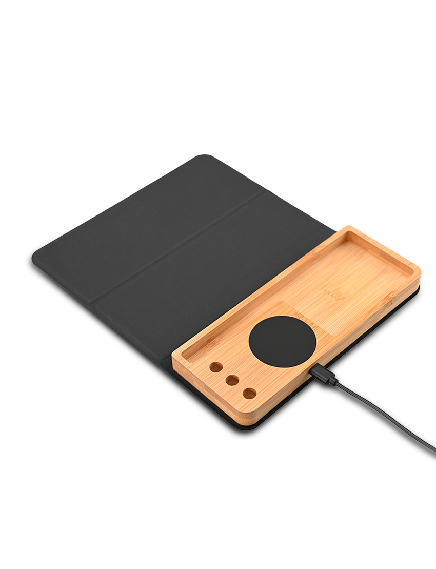 Mousepad Organizer — Foldable RCS PU Mousepad