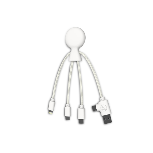 Mr. Bio Smart Cable — Eco-Friendly Multi-Connector Charging Cable