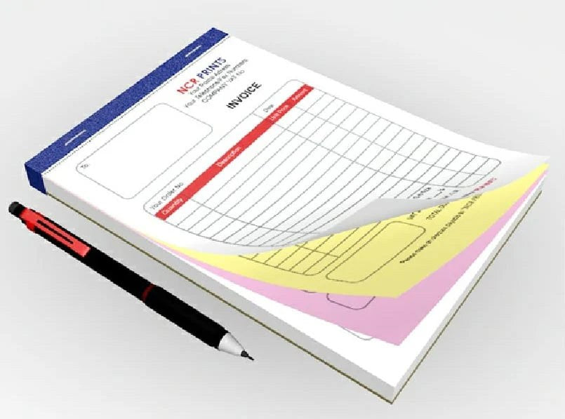 10 NCR Books A4 Full Color Printing 1 + 2